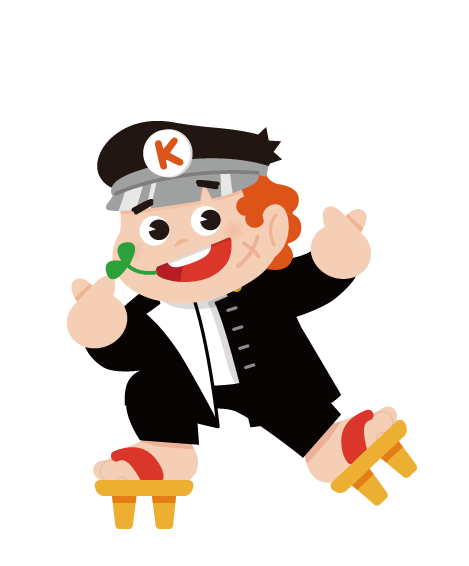 番長（まつもとたくお）のイラスト